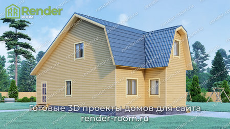 Проект  Площадь: 166, Размер: 9х13