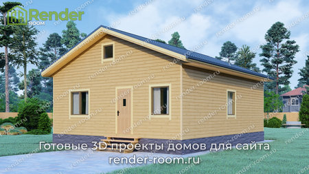 Проект П-1119 Площадь: 68, Размер: 8х10