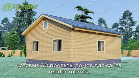 Проект П-1119 Площадь: 68, Размер: 8х10