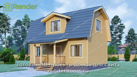 Проект  Площадь: 81, Размер: 6х9