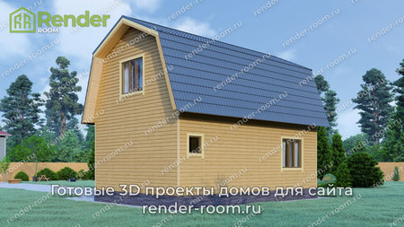 Проект  Площадь: 81, Размер: 6х9