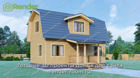 Проект  Площадь: 81, Размер: 6х9