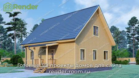 Проект  Площадь: 127, Размер: 8х10