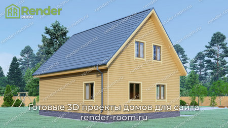 Проект  Площадь: 127, Размер: 8х10