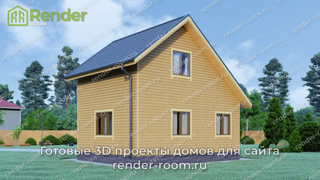 Проект  Площадь: 56, Размер: 6х8