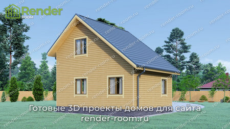 Проект  Площадь: 56, Размер: 6х8