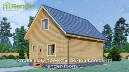 Проект  Площадь: 82, Размер: 6х9