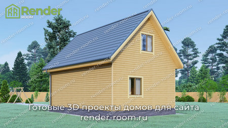 Проект  Площадь: 82, Размер: 6х9