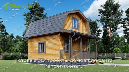 Проект П-113 Площадь: 57,15, Размер: 6х6