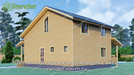 Проект П-1130 Площадь: 128, Размер: 8х10