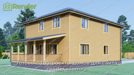 Проект П-1131 Площадь: 188, Размер: 9х12