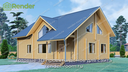 Проект  Площадь: 208, Размер: 9х15