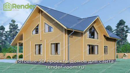 Проект  Площадь: 208, Размер: 9х15