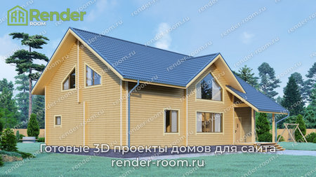 Проект  Площадь: 208, Размер: 9х15