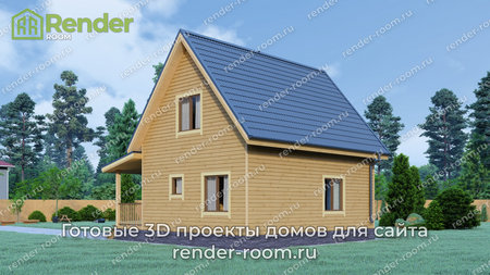 Проект  Площадь: 70, Размер: 6х8