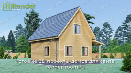 Проект  Площадь: 70, Размер: 6х8