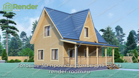 Проект  Площадь: 70, Размер: 6х8