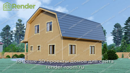 Проект  Площадь: 120, Размер: 8х9