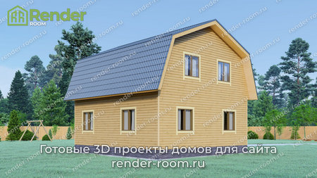 Проект  Площадь: 120, Размер: 8х9