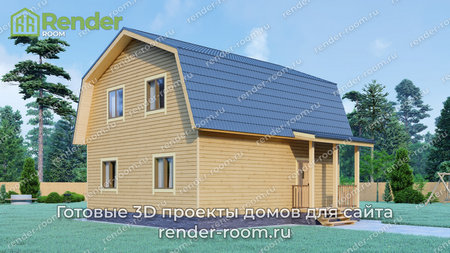 Проект  Площадь: 120, Размер: 8х9