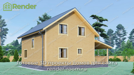 Проект  Площадь: 132, Размер: 8х9