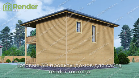 Проект П-1167 Площадь: 120, Размер: 8х10