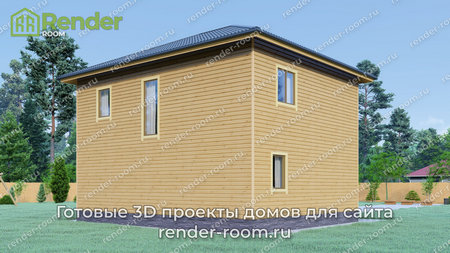 Проект П-1167 Площадь: 120, Размер: 8х10