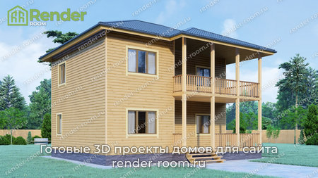 Проект П-1167 Площадь: 120, Размер: 8х10