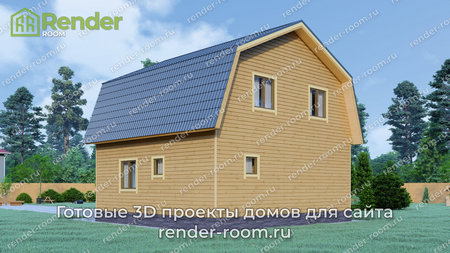 Проект П-1168 Площадь: 109, Размер: 8х8