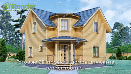 Проект  Площадь: 95,82, Размер: 8х8