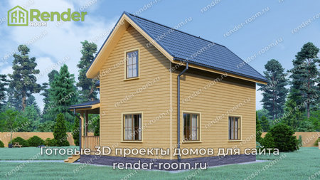 Проект  Площадь: 95,82, Размер: 8х8