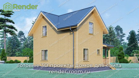 Проект  Площадь: 95,82, Размер: 8х8