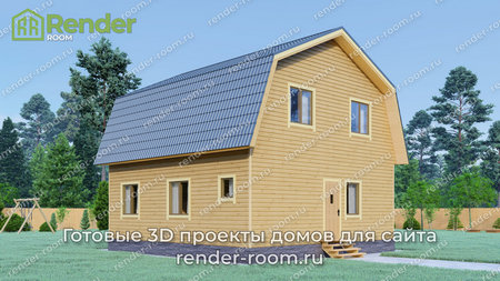 Проект  Площадь: 105, Размер: 8х8