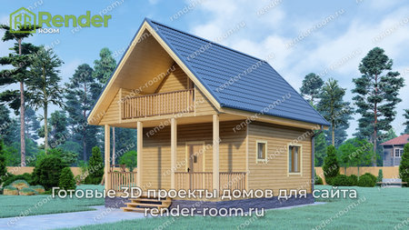 Проект  Площадь: 52, Размер: 6х8