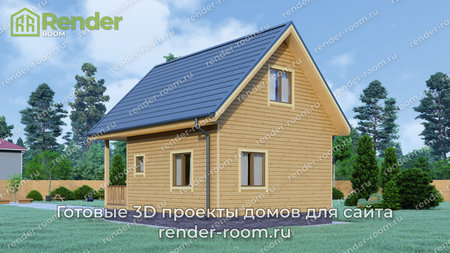 Проект  Площадь: 52, Размер: 6х8