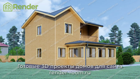 Проект П-1177 Площадь: 128, Размер: 8х11