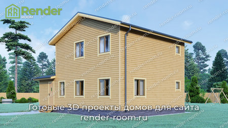 Проект П-1177 Площадь: 128, Размер: 8х11