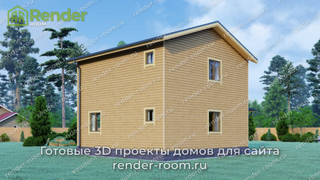 Проект П-1177 Площадь: 128, Размер: 8х11