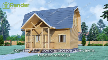 Проект  Площадь: 73,31, Размер: 6х9