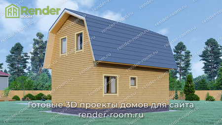 Проект  Площадь: 73,31, Размер: 6х9