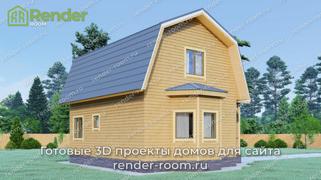 Проект  Площадь: 73,31, Размер: 6х9