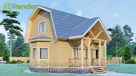 Проект  Площадь: 73,31, Размер: 6х9