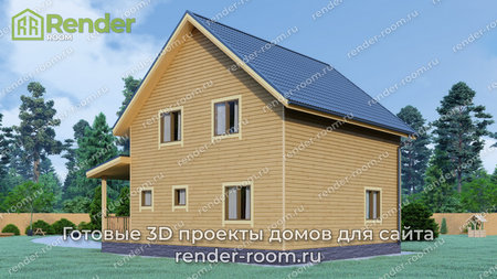 Проект  Площадь: 127, Размер: 8х9