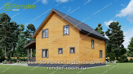 Проект  Площадь: 143, Размер: 8х10