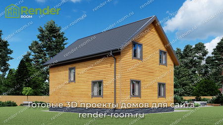 Проект  Площадь: 143, Размер: 8х10