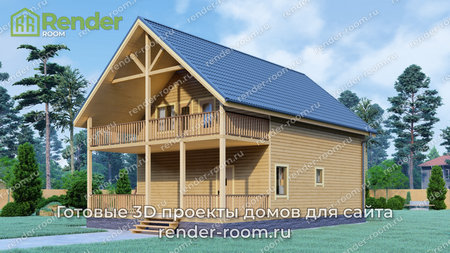 Проект  Площадь: 130, Размер: 8х12