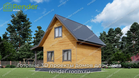 Проект  Площадь: 55,3, Размер: 6х6