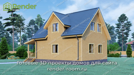 Проект  Площадь: 107, Размер: 7х9