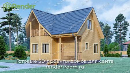 Проект П-1204 Площадь: 70, Размер: 7х8