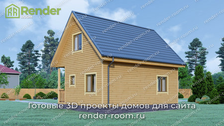 Проект П-1204 Площадь: 70, Размер: 7х8